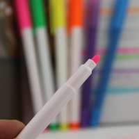 Cheap Multi colored Promotion Highlighter Pen,plastic highlighter fluorescent pen