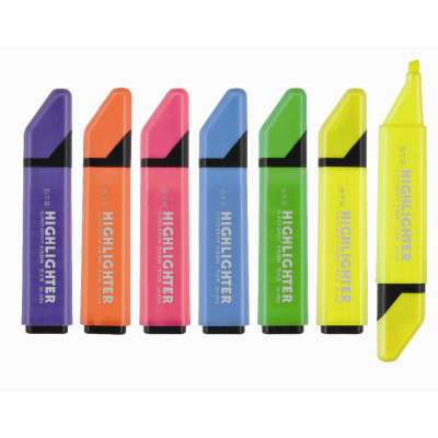 Highlighter Pen/Classic highlighter pen/6 color highlighter